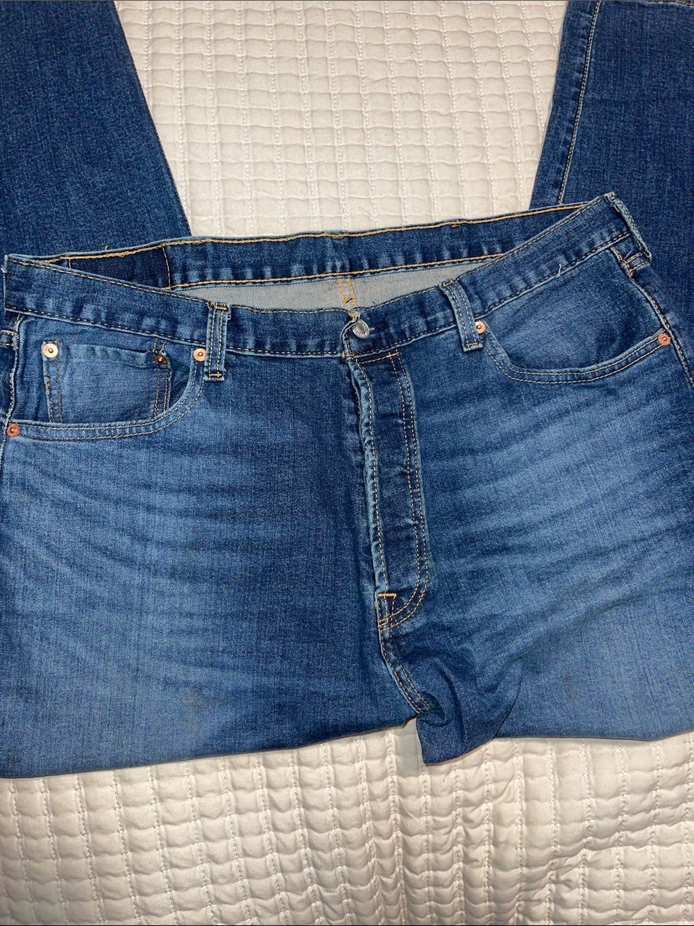 Levi's Straight Fit Dark Blue Men's Jeans